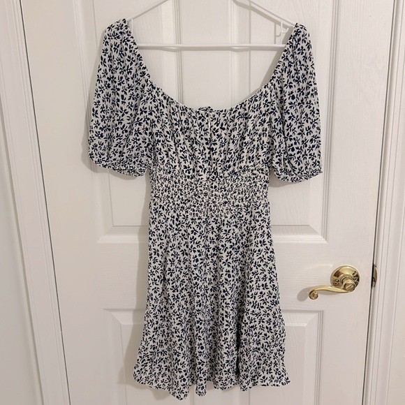Reformation Jo Dress Puff Sleeve Mini Dress In Bombay Floral New Size 6 - Picture 9 of 14